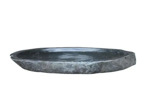 Product image of the product “Flat bowl, slightly concave with thin edge Mod 3, Size L 40x50x4 cm, Riverstone L”