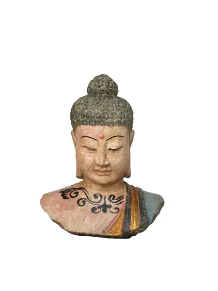 Product image 1 of the product “Buddha Bust, 15 cm, handpainted ”