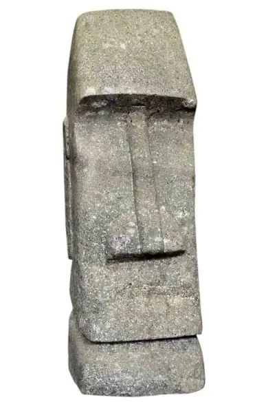 Product image 1 of the product “Tiki Kopf, ca 100cm, Basanit, Antikfinish ”