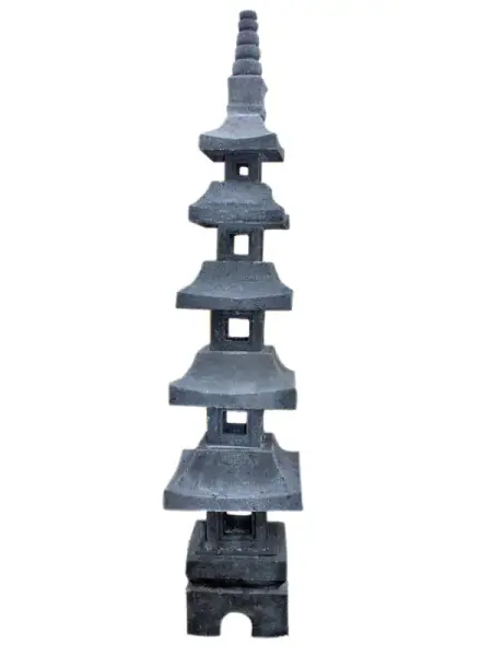 Product image 1 of the product “Lava stone lantern, multi-piece. Japanese garden lantern, 
