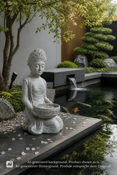 Product image 1 of the product “Sitting Putri Bali about 64 cm Height, Made of Fibre Cement ”