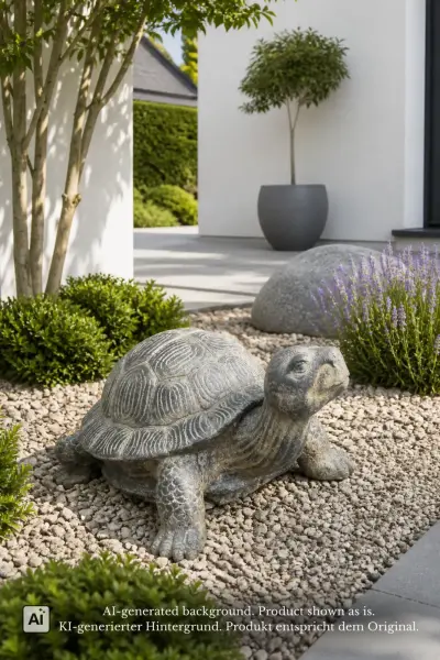 Product image 1 of the product “TURTLE about 44 cm Height, Made of Fibre Cement ”