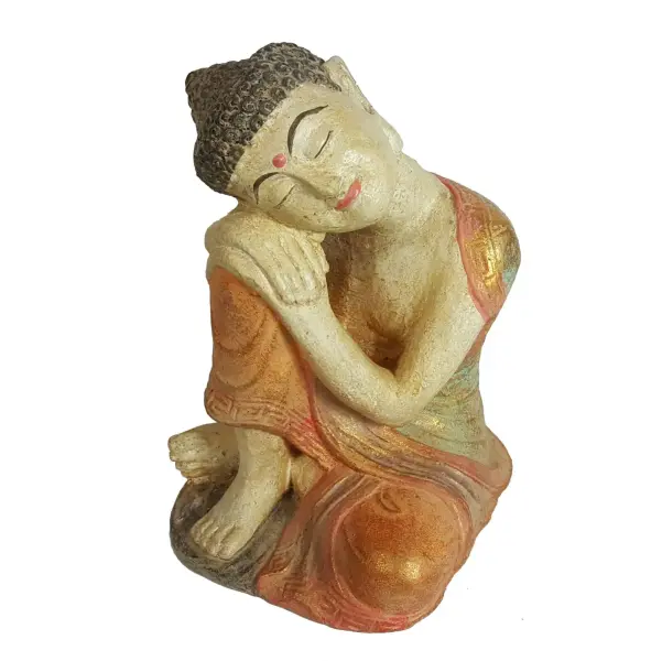Product image 1 of the product “Dreaming Buddha, one Knee up - 22cm high ”