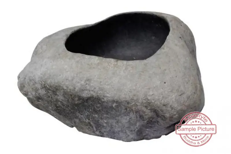 Product image 1 of the product “Round Planter made from Riverstone. Dia approx 70-75. Height 36-40 ”