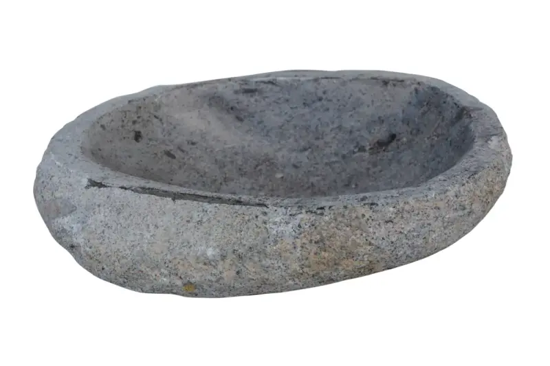 Product image 1 of the product “Round Pond, natural edge, approx 25 x 20 x 6cm. Made from Riverstone ”