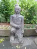  Product image 2 of the product “Warrior kneeing, ca 200 cm, antique finish ”
