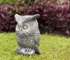  Product image 2 of the product “Esme - Owl, on a pedestal, 26cm H | cast stone ”