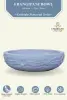  Product image 2 of the product “Jakarta - Bowl with flower motiv, frangipani, Ø 30 cm | cast stone ”