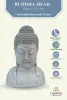  Product image 2 of the product “Arjun - Plaque Buddha Head, 21.5cm Height | cast stone ”