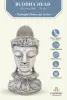  Product image 2 of the product “Champa - Buddha Head on Lotus bud, 51cm H | cast stone ”