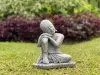  Product image 2 of the product “Amar - Buddha relax - right knee up. 24cm H | cast stone ”