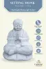  Product image 2 of the product “Rokesh - Sitting praying Monk, 33cm H | cast stone ”