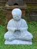  Product image 2 of the product “Rokesh - Sitting praying Monk, 51cm H | cast stone ”