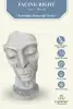  Product image 2 of the product “Aras - Face looking to the right, 90 cm H | cast stone ”