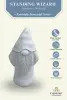  Product image 2 of the product “Gwydion - Standing Wizard, 40,5cm H | cast stone ”