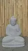  Product image 2 of the product “Seated Buddha made of Riverstone in Dhyana position - gesture of meditation, 59cm height, natural ”