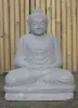  Product image 2 of the product “Seated Buddha made of Riverstone in Dhyana position - gesture of meditation, H.62 cm, natural. ”