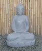  Product image 2 of the product “Seated Buddha made of Riverstone in Dhyana position - gesture of meditation, H. 81cm. ”
