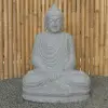  Product image 2 of the product “Seated Buddha made of Riverstone in Dhyana position - gesture of meditation, H. 80cm. ”