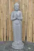  Product image 2 of the product “Standing Buddha made of Riverstone, position Namaskara , H. 120cm. ”