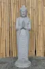  Product image 2 of the product “Standing Buddha made of Riverstone, position Namaskara , H. 122cm. ”