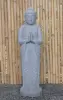  Product image 2 of the product “Standing Buddha made of Riverstone, position Namaskara , H. 118cm. ”