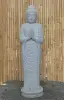  Product image 2 of the product “Standing Buddha made of Riverstone, position Namaskara , H. 153cm. ”