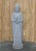  Product image 2 of the product “Standing Buddha made of Riverstone in Dharmachakra position - gesture of wheel of the teaching of Dharma. About 151cm height ”