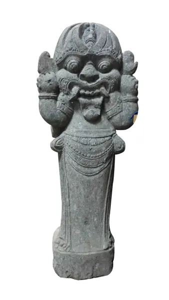 Product image of the product “Standing Ganesh, 120 cm height,  natural stone (Basanite), stonemasonry 120 cm”