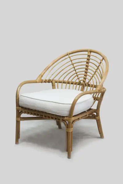 Product image of the product “Bajau armchair made of rattan about 79cm height. Natural Color. ”