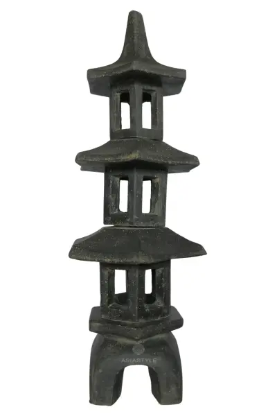 Product image of the product “Three-Stage Garden Lamp, 103 cm Height, Cast Stone, Antique Finish Colour ”