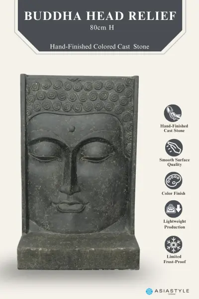 Product image of the product “Water feature Buddha Head relief, 80cm ”