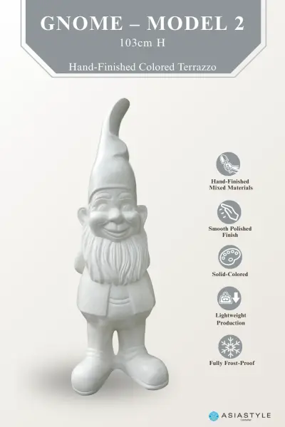 Product image of the product “Gnom model 2, 103m Height | Terazzo, White color ”