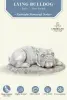  Product image 3 of the product “Spike -Small bulldog lying on Base, 38cm L | cast stone ”
