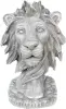  Product image 3 of the product “Cormac - Lion's head on pedestal, 45cm H | cast stone ”