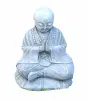 Product image 3 of the product “Rokesh - Sitting praying Monk, 33cm H | cast stone ”