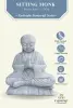  Product image 3 of the product “Rokesh - Sitting praying Monk, 51cm H | cast stone ”