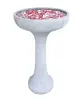  Product image 3 of the product “Set Trieste – Bird Bath | 82 cm Height, Ø Bowl 50 cm | Casted Stone ”