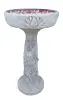  Product image 3 of the product “Set Pattaya – Bird Bath | 83 cm Height, Ø Bowl 50 cm | Casted Stone ”