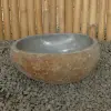 Product image 3 of the product “Sink / washtafel of riverstone in a open carton, in the sizes from 30 to 45cm, polished inside, natural outside ”