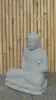  Product image 3 of the product “Seated Buddha made of Riverstone in Dhyana position - gesture of meditation, 59cm height, natural ”