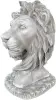  Product image 4 of the product “Cormac - Lion's head on pedestal, 45cm H | cast stone ”