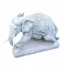  Product image 4 of the product “Indra - Small Elephant bending to the left, 46.5cm L | cast stone ”