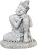  Product image 4 of the product “Hema - Buddha relax - left knee is up, 45 cm H | cast stone ”