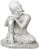  Product image 4 of the product “Amar - Buddha relax - right knee up. 24cm H | cast stone ”