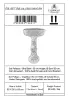  Product image 4 of the product “Set Pattaya – Bird Bath | 83 cm Height, Ø Bowl 50 cm | Casted Stone ”
