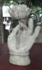  Product image 4 of the product “Hand lotus about 31 cm Height, made of Fibre cement ”