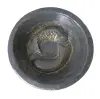  Product image 4 of the product “Bowl 2 fish, 36cm Ø | GRC (Glassfibre Reinforced Concrete), Copper Finish ”