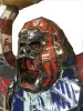  Product image 4 of the product “Angry Gorilla with Barrel, 300cm height, sculpture from upcyceled oil barrel. ”