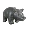  Product image 4 of the product “Sitting pig, 28 cm Length | Cast stone, handcrafted & coloured ”